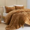 SHALALA Luxury Velvet Quilt Set – King Size, Ultra Soft & Lightweight Summer Comforter Set